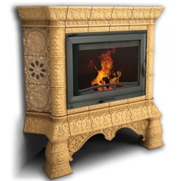 Каминная облицовка КимрПечь Кострома угловая Ваниль